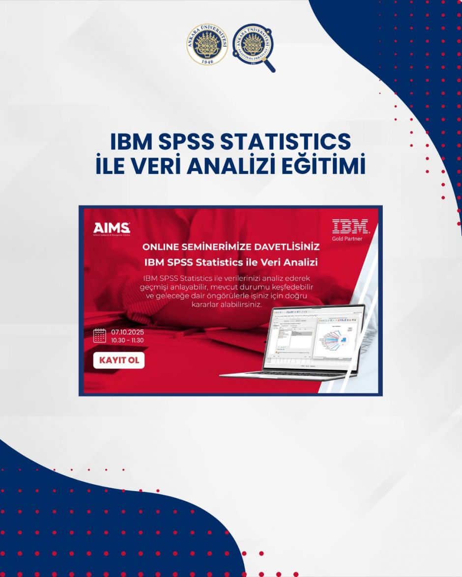 Data Analysis Training with SPSS Statistics – Araştırma Dekanlığı
